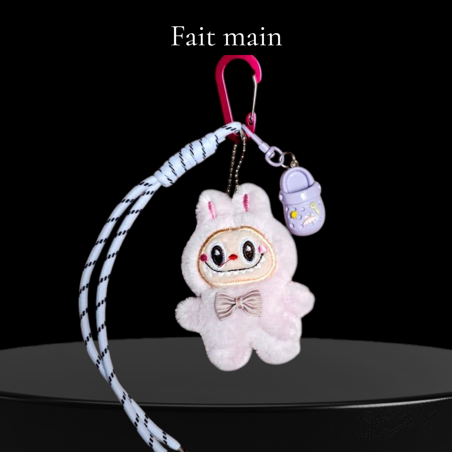 Porte clés labubu fait main