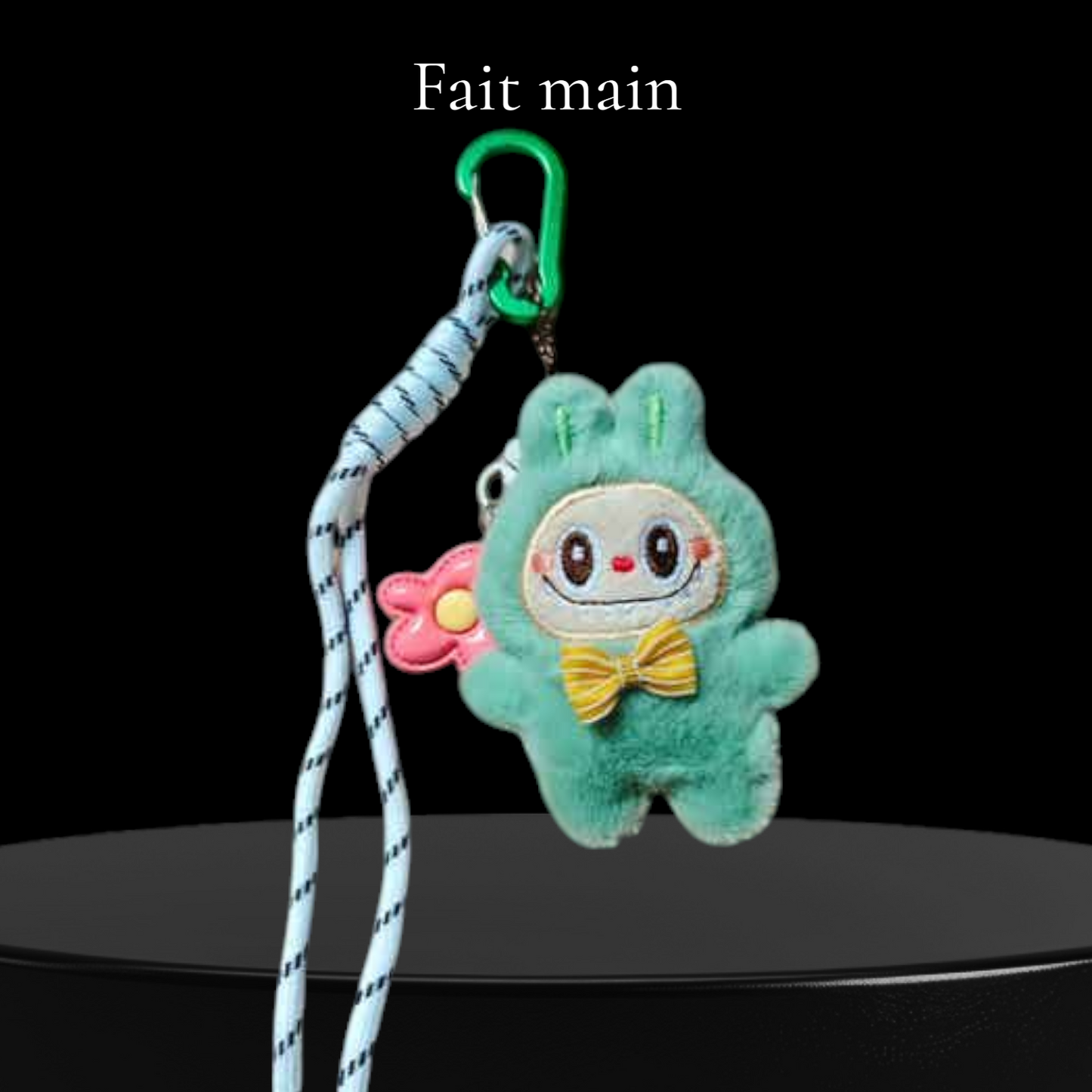 Porte clés labubu fait main