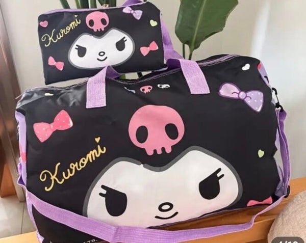 Sac de voyage kuromi 🖤