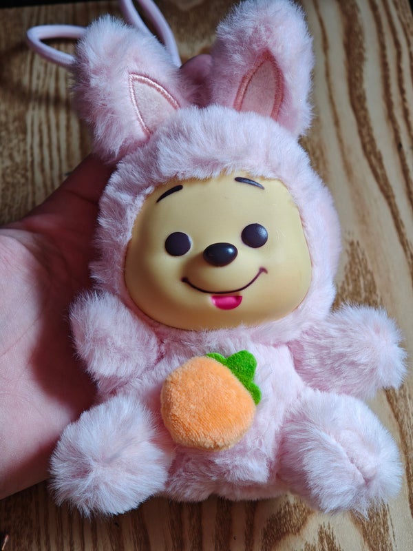 Bag clip peluche Winnie l'ourson lapin