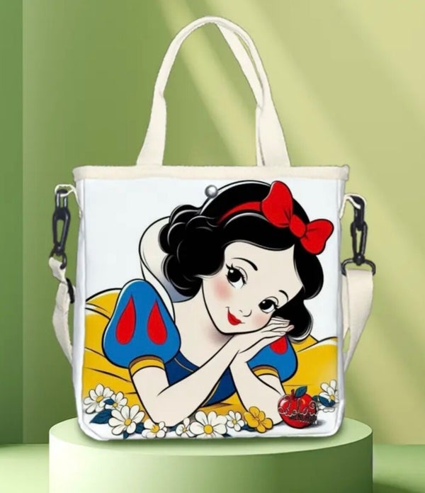 Sac bandoulière blanche neige