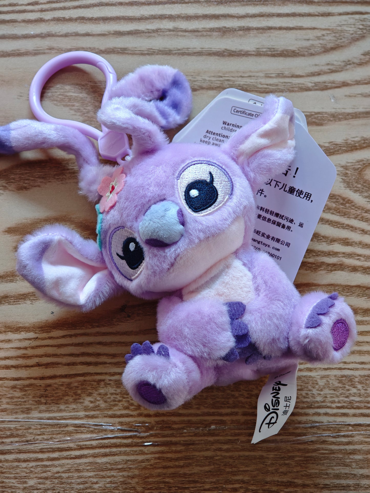 Porte clés bag clip angel