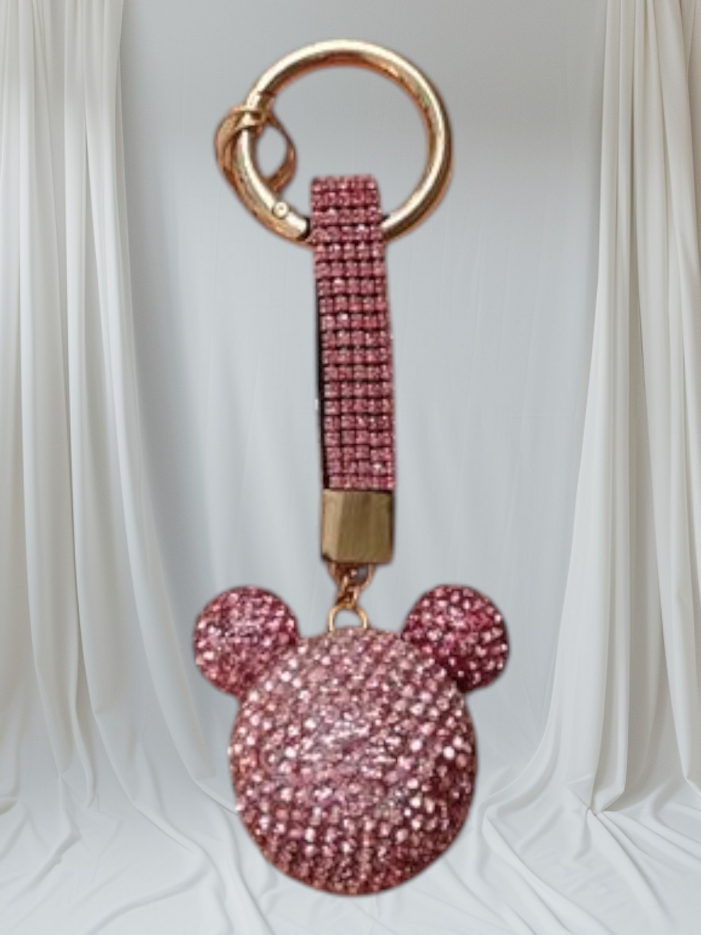 Porte clés strass tête de Mickey