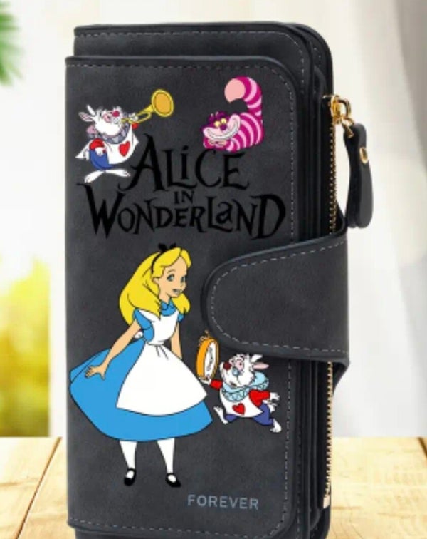 Portefeuille alice au pays des merveilles