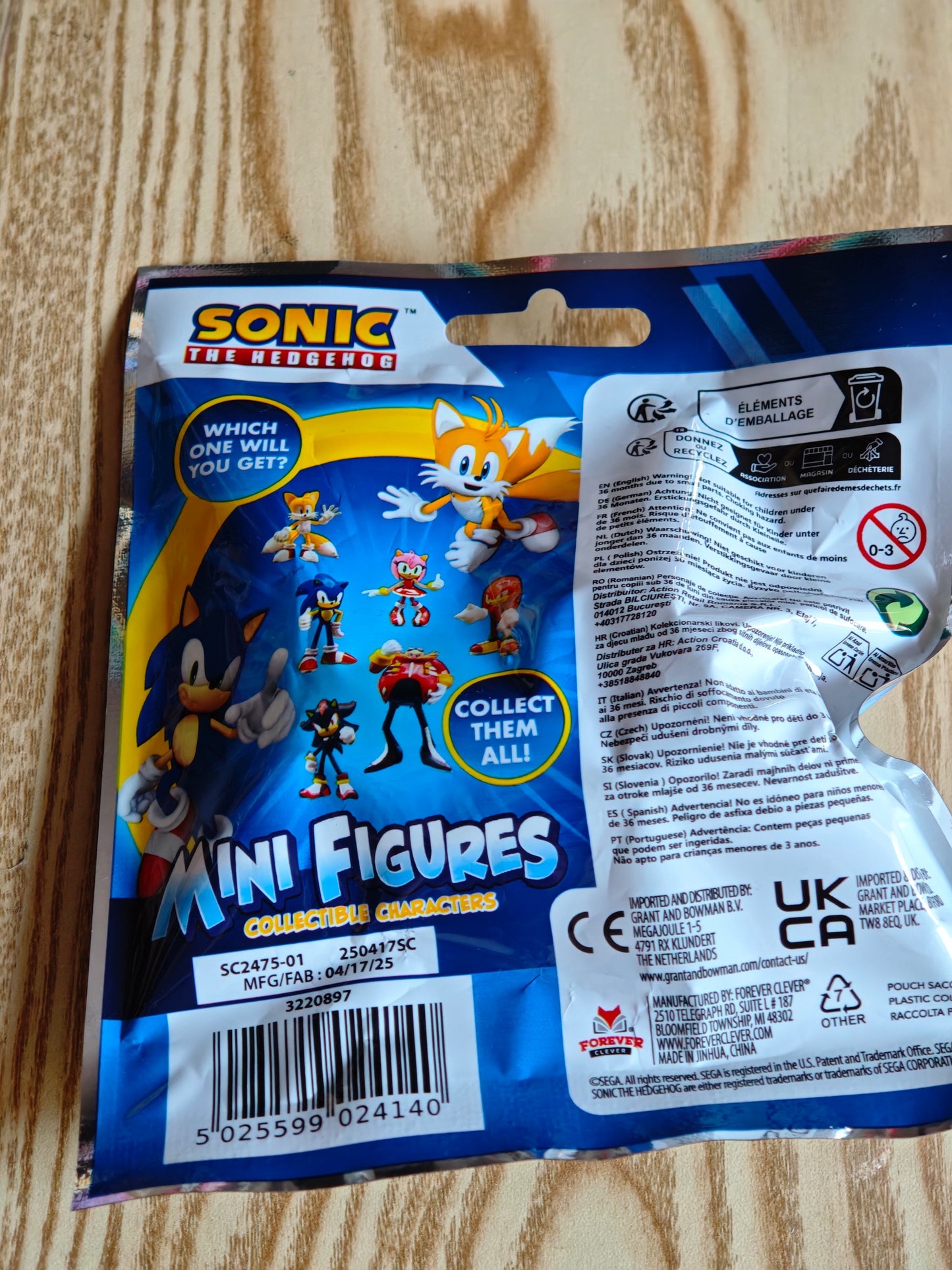 Sachet mystère sonic